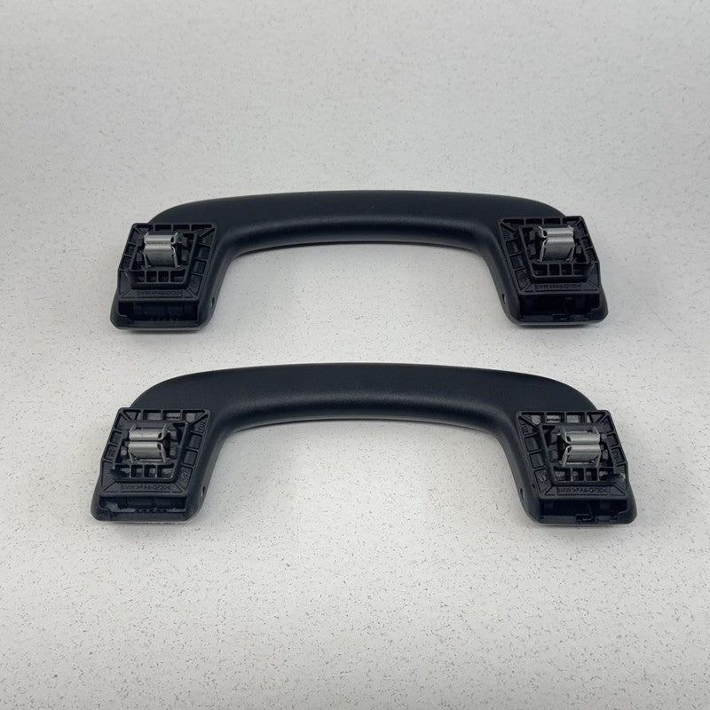 11-16 BMW M5 528 535 550 F10 Interior Headliner Roof Grab Handle Set Black OEM