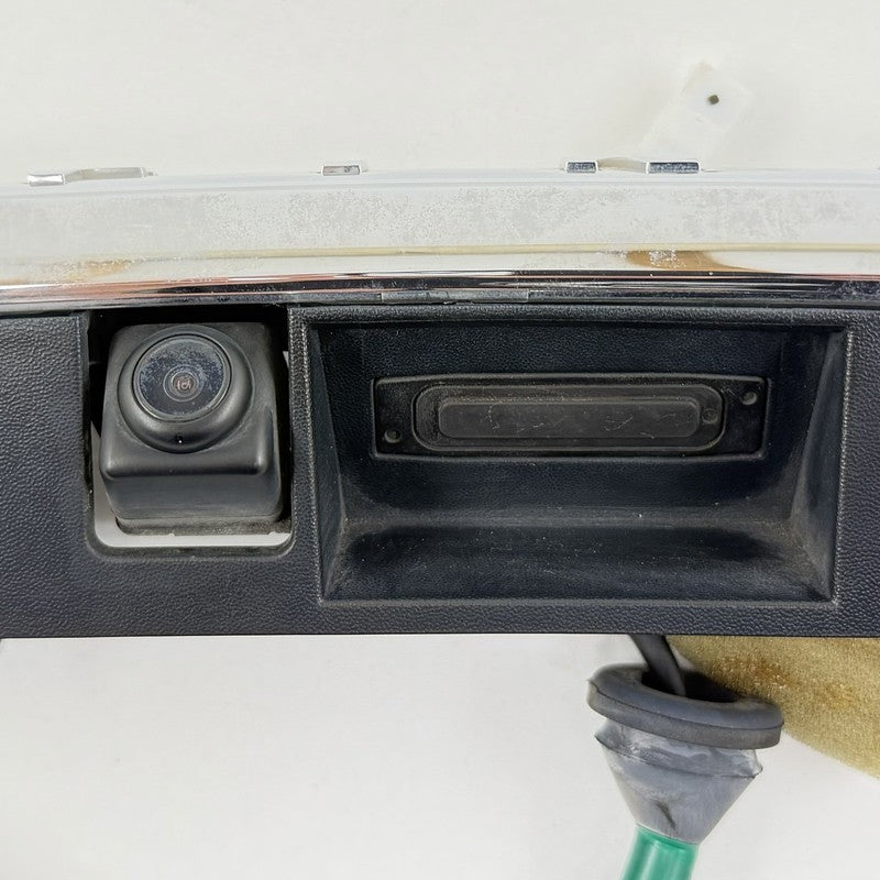 84810-4HB0A / 84810 4HB0A / 848104HB0A 14-17 Infiniti Q50 Chrome License Plate Light Trunk Trim Moulding W/ Camera OEM