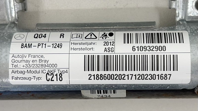 F162027431200505181 12-18 MERCEDES BENZ CLS550 W218 RIGHT CURTAIN ROOF AIRBAG AIR BAG SRS OEM