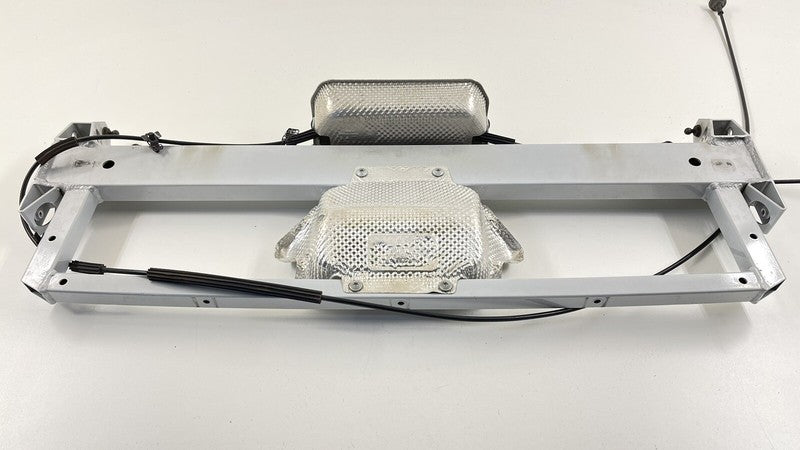 08-15 AUDI R8 SPYDER REAR CROSSMEMBER FRAME SUPPORT BRACKET HATCH LATCH LOCK OEM