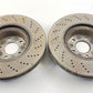 14-17 MERCEDES BENZ E550 W207 FRONT ROTOR BRAKE DISC DRILLED PAIR OEM