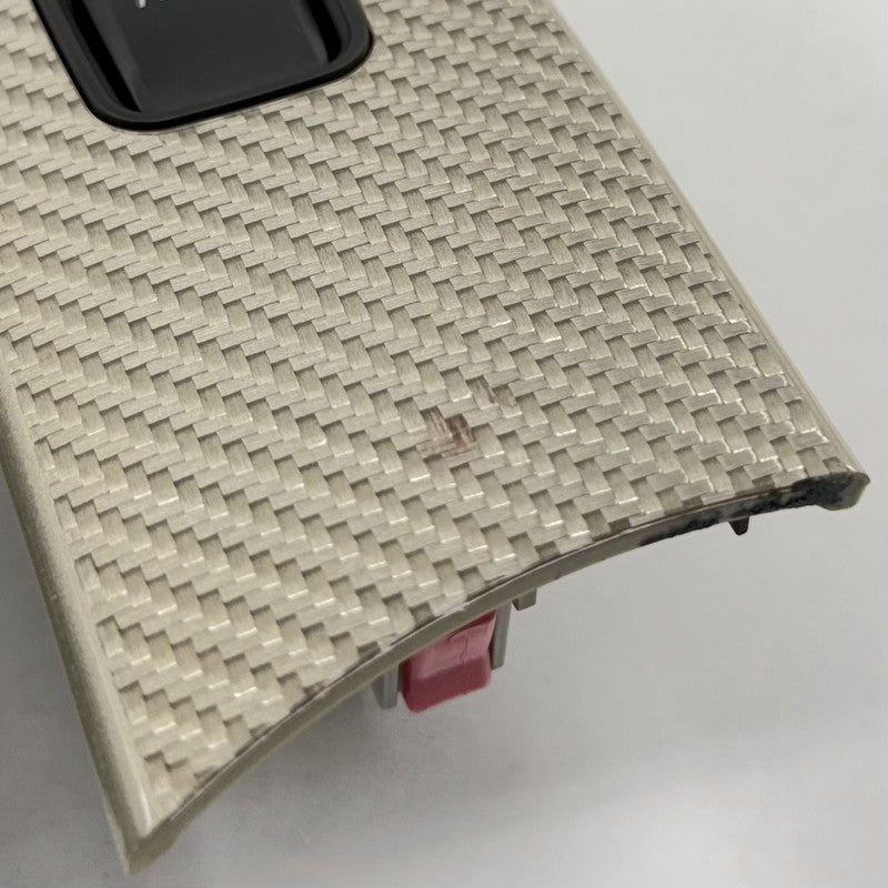 55620-53010 / 55620 53010 / 5562053010 08-14 Lexus IS F Interior White Carbon Fiber Bezel Panel Cover Trim Set OEM