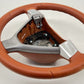 6020578 05-08 PORSCHE BOXSTER CAYMAN 987 STEERING WHEEL WITH WHEEL AIRBAG TERRACOTTA OEM
