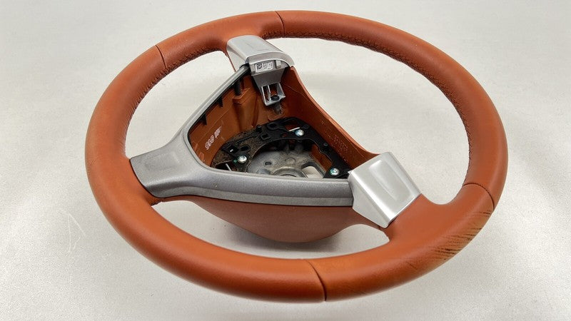 6020578 05-08 PORSCHE BOXSTER CAYMAN 987 STEERING WHEEL WITH WHEEL AIRBAG TERRACOTTA OEM