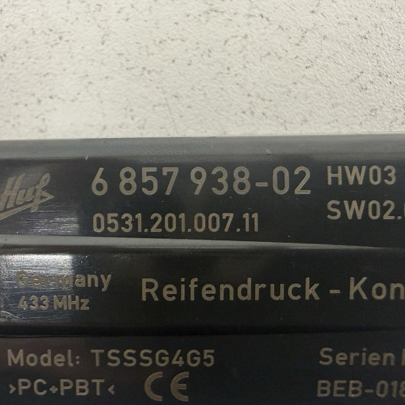 6 857 938 BMW F01 F02 F06 F10 F12 TPMS Tire Pressure Monitor Control Unit RDC Sensor OEM