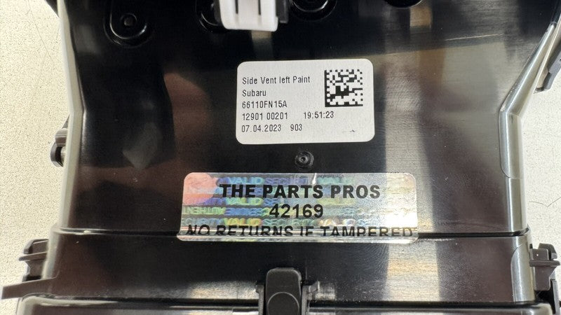 66110FN15A 24-25 SUBARU CROSSTREK DRIVER LEFT DASH AC AIR VENT GRILLE W/ COVER TRIM OEM