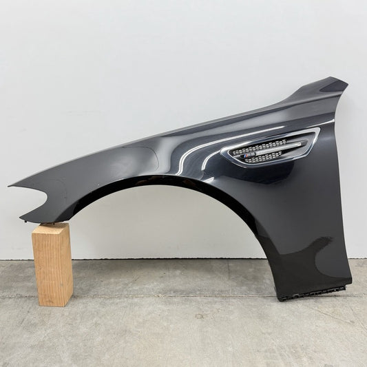 12-16 BMW M5 F10 Driver Left Front Fender Panel Black Sapphire OEM