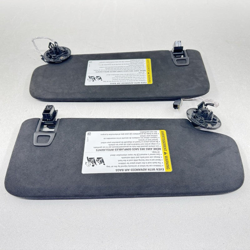 1359 1872 / 13591872 22-25 CADILLAC CT5 V BLACKWING LEFT AND RIGHT SUNVISOR SUN VISOR PAIR SUEDE OEM
