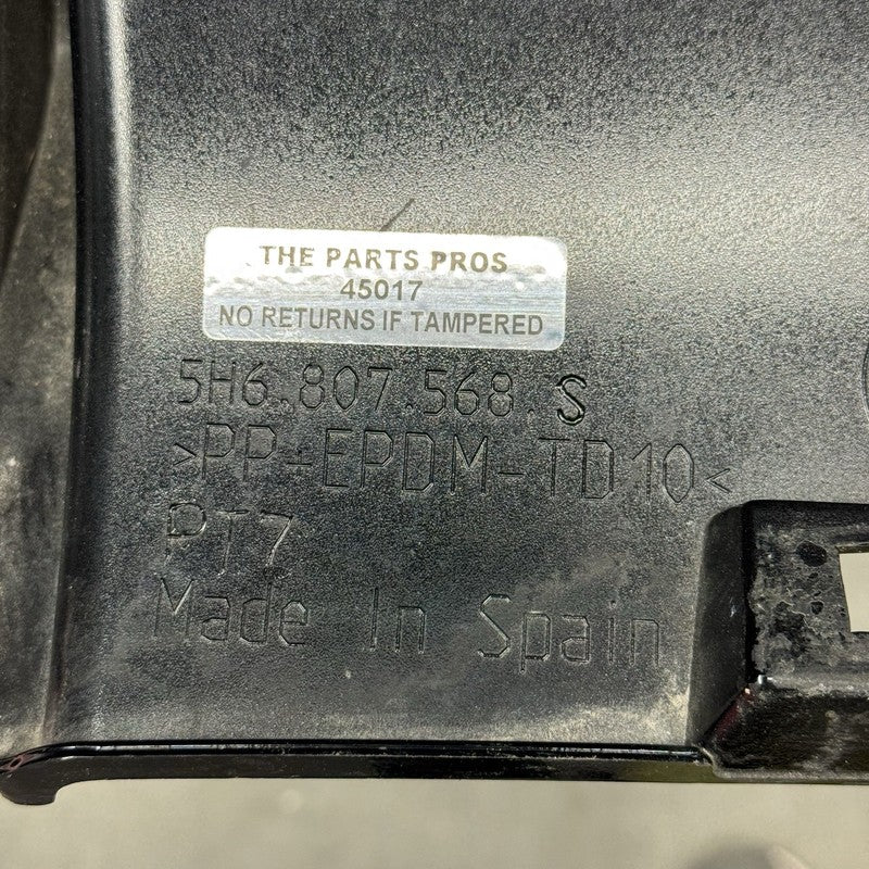 5H6 807 421 B / 5H6807421B 22-24 VOLKSWAGEN GOLF R REAR BUMPER COMPLETE W/ PARKING SENSORS & DIFFUSER OEM