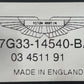 7G33-14540-BA / 7G33 14540 BA / 7G3314540BA 07-10 ASTON MARTIN VANTAGE DRIVER LEFT FRONT MASTER WINDOW SWITCH OEM