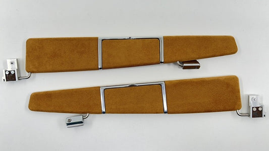 07-17 ASTON MARTIN VANTAGE LEFT & RIGHT FRONT SUNVISOR SUN VISOR SHADE PAIR OEM