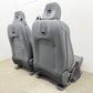24-26 Ford Mustang GT Premium Front Seat Pair Leather Black W/ White Stitch OEM