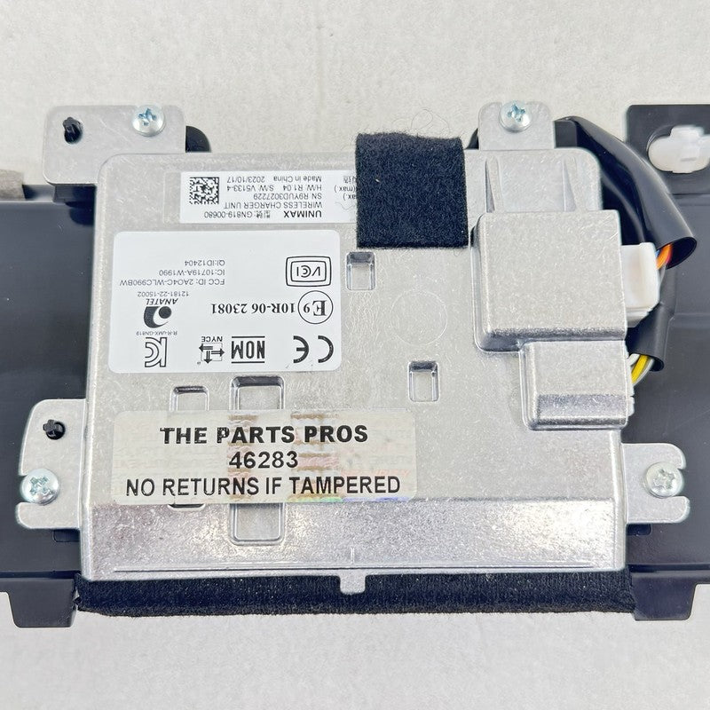 GN819-00680 / GN819 00680 / GN81900680 23-25 TOYOTA PRIUS CENTER CONSOLE WIRELESS PHONE CHARGER WITH SURROUND TRIM OEM