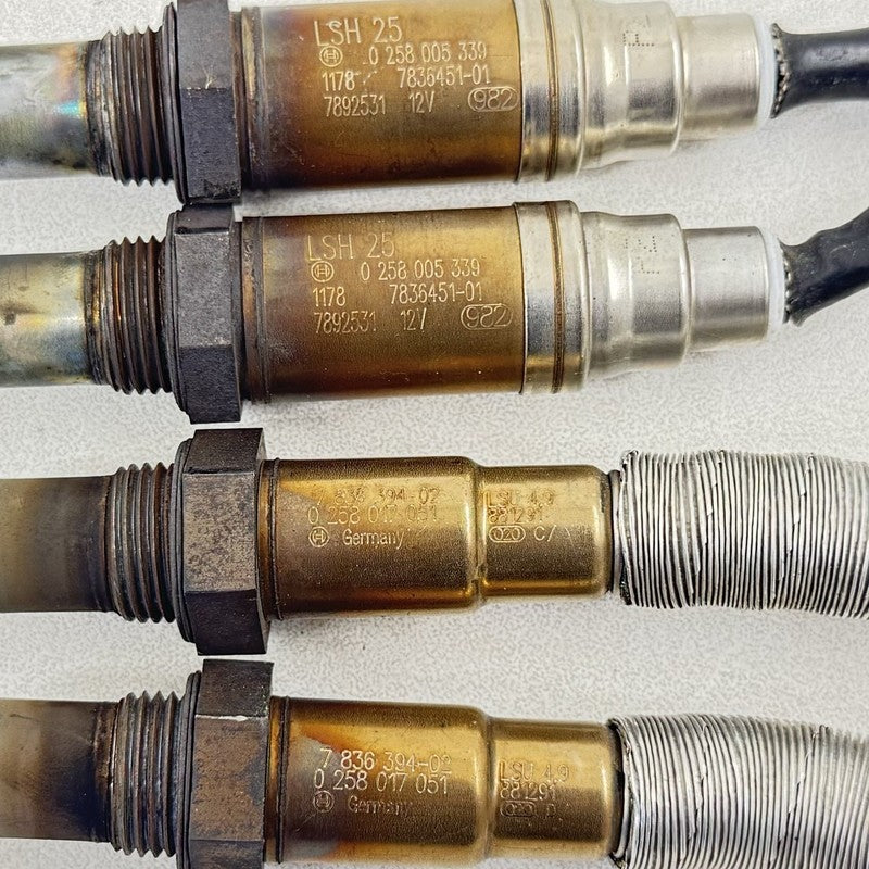 0 258 005 339 / 0258005339 06-10 BMW M6 E63 E64 Air Fuel Ratio Exhaust Oxygen O2 Sensor Set OEM