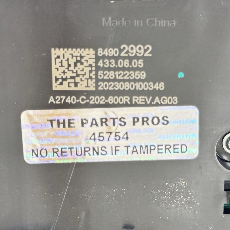 23298802 22-24 CADILLAC CT5 V BLACKWING OVERHEAD CONSOLE LIGHT LAMP CONTROL PANEL OEM