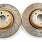 07-13 MERCEDES BENZ S550 W221 FRONT ROTOR DISC BRAKE DRILLED PAIR OEM