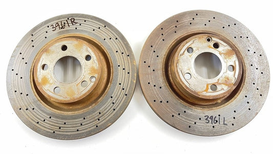 07-13 MERCEDES BENZ S550 W221 FRONT ROTOR DISC BRAKE DRILLED PAIR OEM