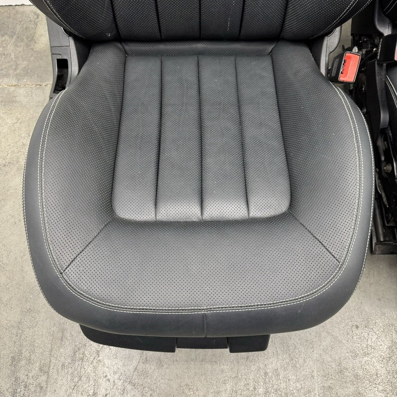 12-18 MERCEDES BENZ CLS550 W218 FRONT SEAT PAIR LEATHER BLACK OEM