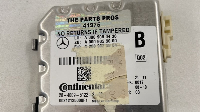 A 000 905 04 38 0438 / A0009050438 / 0009050438 12-18 MERCEDES BENZ CLS550 W218 WINDSHIELD LANE DEPARTURE KEEP ASSIST CA