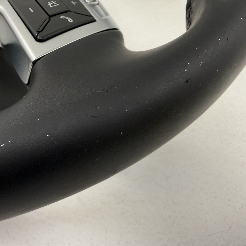 A 231 460 08 03 12-16 Mercedes W212 E350 Sport Steering Wheel Black Leather W/ Wood OEM