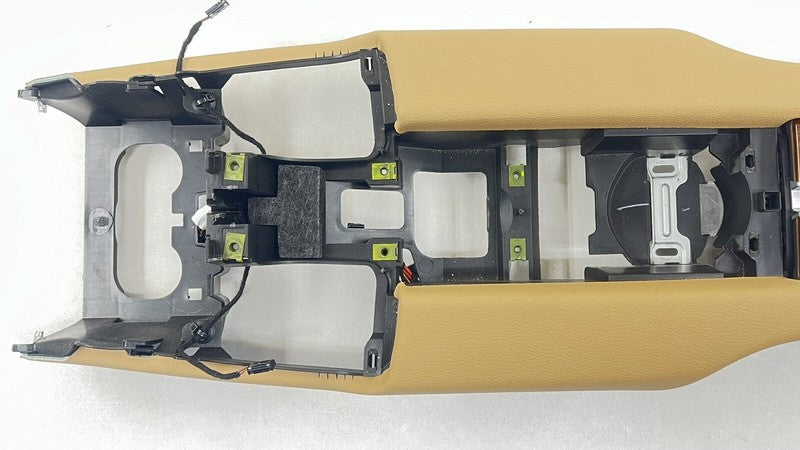 970 612 576 00 / 97061257600 10-16 PORSCHE PANAMERA REAR CENTER CONSOLE TRIM COVER PANEL LUXOR BEIGE OEM