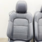 24-26 Ford Mustang GT Premium Front Seat Pair Leather Black W/ White Stitch OEM