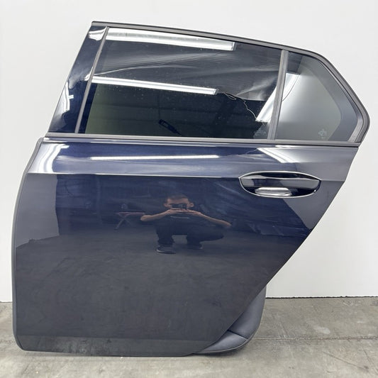 Does Not Apply 22-25 VOLKSWAGEN GOLF R MK8 DRIVER LEFT REAR DOOR SHELL COMPLETE BLACK OEM