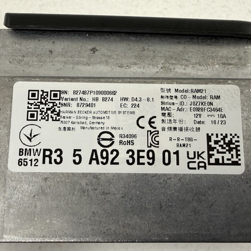 18-24 BMW G01 X3 HiFi Radio Audio Sound Amplifier Amp 5A923E9 OEM