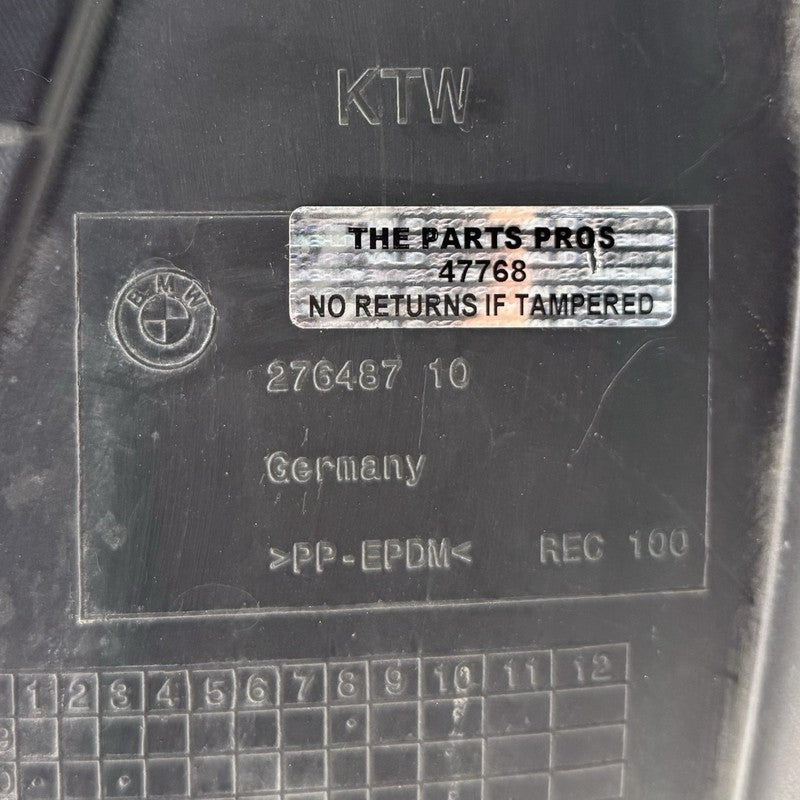 276487 10 / 27648710 12-16 BMW M5 F10 Left Front Fender Liner Wheel Arch Shield Splash Guard Set OEM