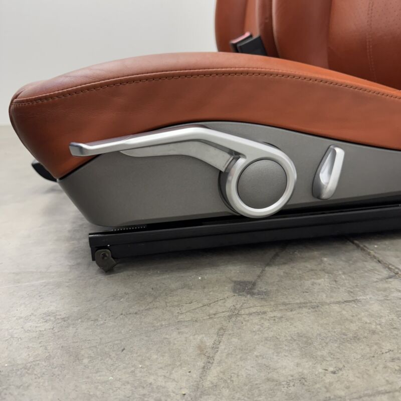 Does Not Apply 05-08 PORSCHE BOXSTER S 987 FRONT BUCKET SEAT PAIR POWER LEATHER TERRACOTTA OEM