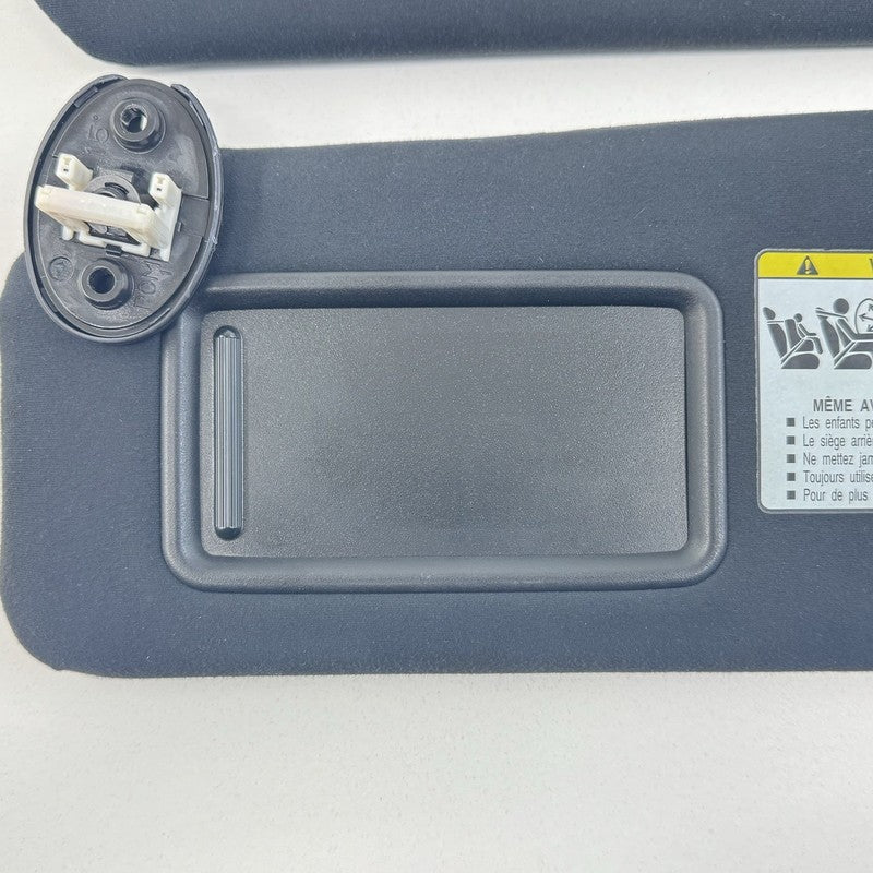 08-14 Lexus IS F Left And Right Sunvisor Sun Visor Shade Pair Black OEM