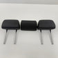 12-16 BMW M5 F10 Rear Seat Back Rest Headrest Head Rest Cushion Set Black OEM