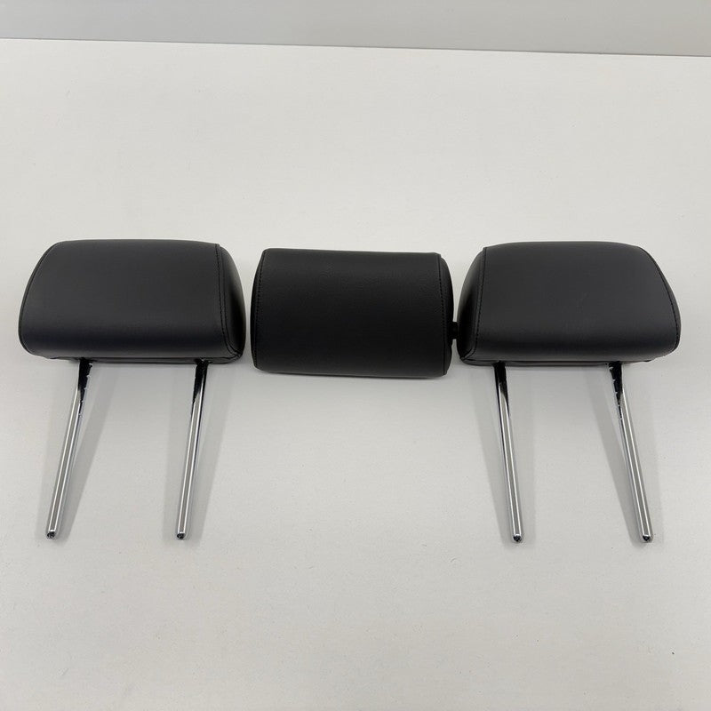 12-16 BMW M5 F10 Rear Seat Back Rest Headrest Head Rest Cushion Set Black OEM