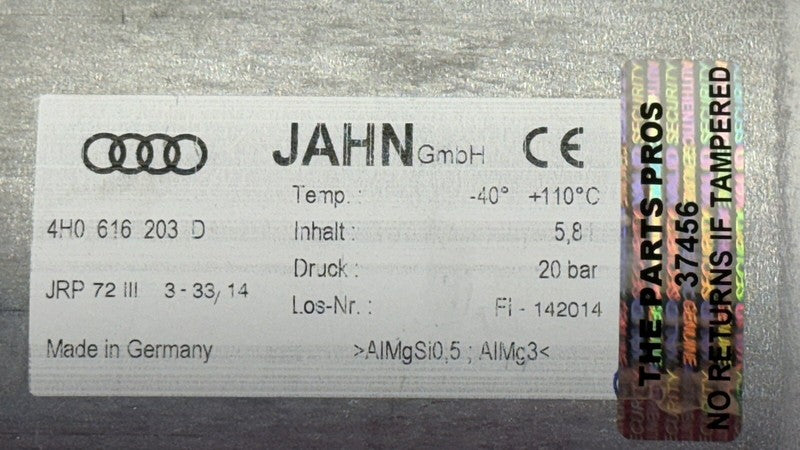 4H0 616 203 D / 4H0616203D 11-18 AUDI A8 S8 AIR SUSPENSION PRESSURE TANK RESERVOIR 4H0616203D OEM