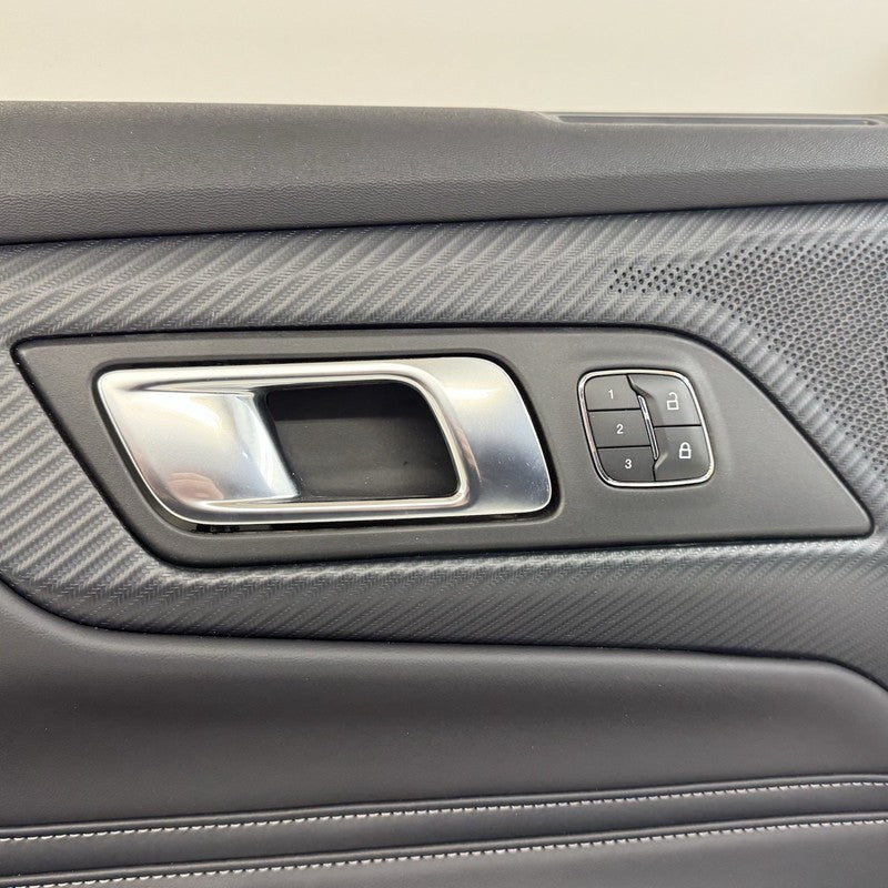 24-26 Ford Mustang GT Premium Driver Left Door Panel Interior Trim Bla