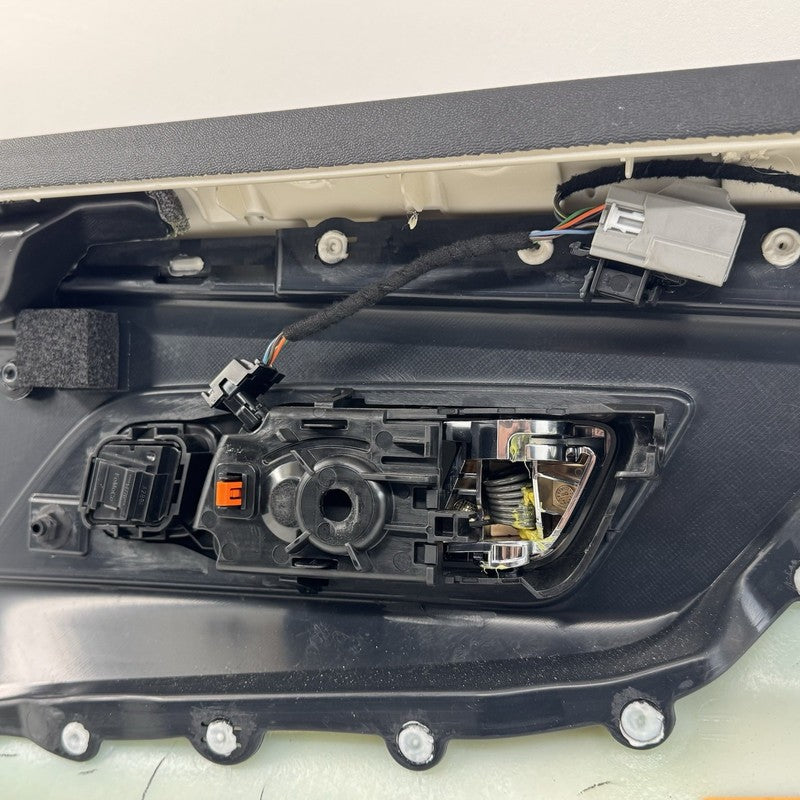 24-26 Ford Mustang GT Premium Driver Left Door Panel Interior Trim Bla