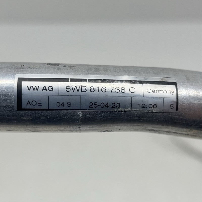 5WB-816-738-C / 5WB 816 738 C / 5WB816738C 22-25 VOLKSWAGEN GOLF R MK8 HVAC AIR CONDITIONING AC HOSE LINE PIPE SET OEM