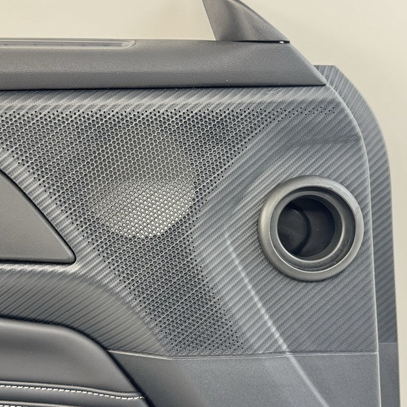 24-26 Ford Mustang GT Premium Driver Left Door Panel Interior Trim Bla