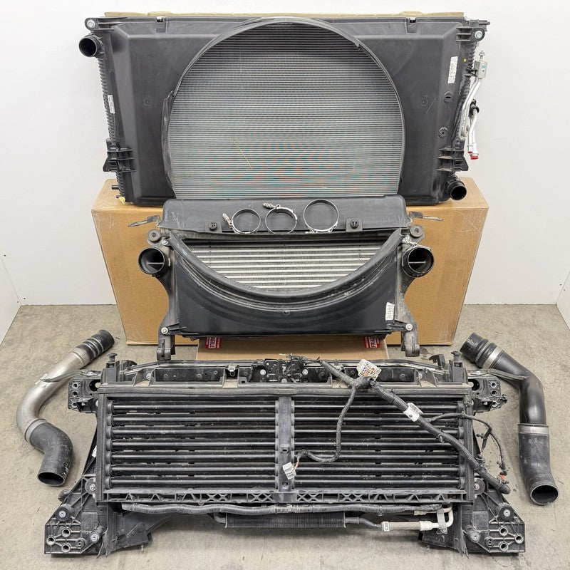 19-24 Ram 4500 5500 6.7L Radiator Support W/ Radiator Shutter Fan Asse