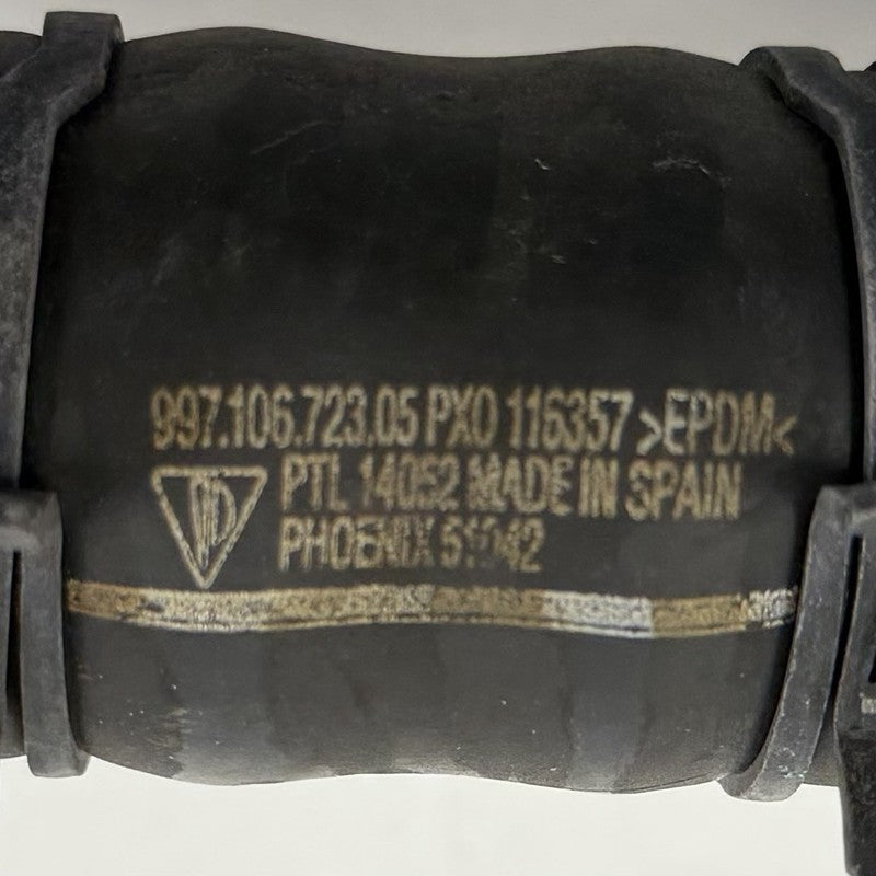 997.106.711.02 / 997 106 711 02 / 99710671102 05-12 Porsche 911 997 Boxster Cayman 987 Radiator Crossover Coolant Pipe S