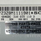 3W0 035 110 B / 3W0035110B 13-18 BENTLEY FLYING SPUR SONY MULTIMEDIA CD CHANGER PLAYER 3W0 035 110 B OEM