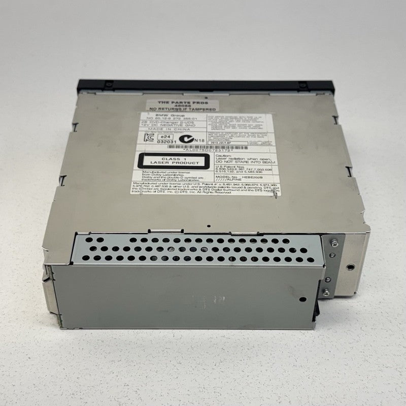 65129272355 11-16 BMW M5 528 535 550 F10 CD DVD Changer Player 9272355 OEM