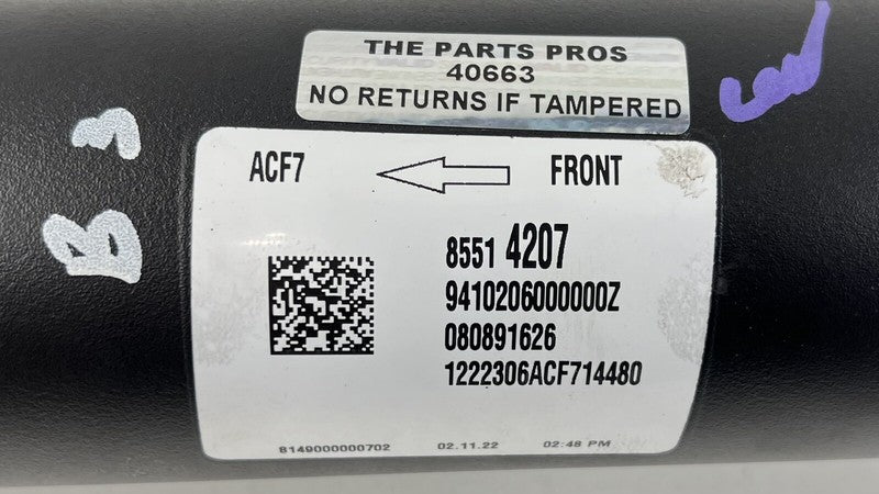8551 4207 / 85514207 22-24 CADILLAC CT4 V BLACKWING DRIVESHAFT DRIVE SHAFT PROPELLER LINE CARRIER OEM