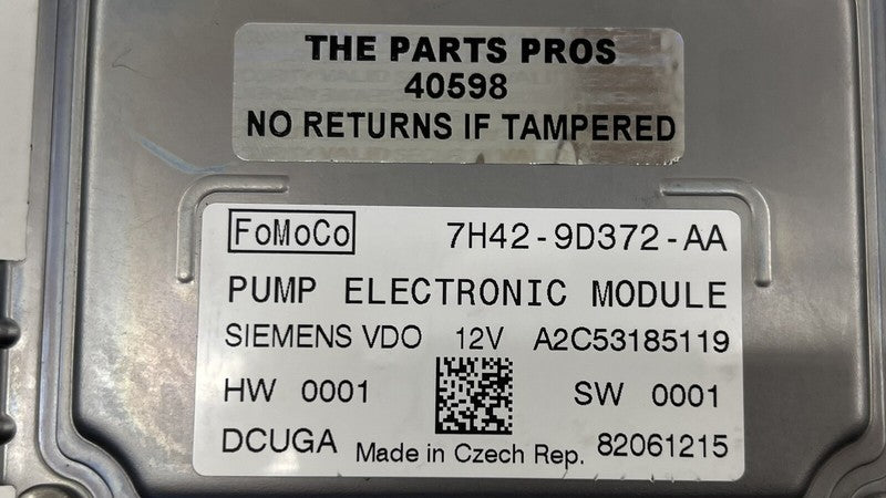 A2C53185119 07-17 ASTON MARTIN VANTAGE GAS FUEL PUMP CONTROL MODULE 7H42-9D372-AA OEM
