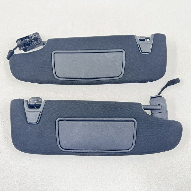 BU5A-00014-DA / BU5A 00014 DA / BU5A00014DA 24-25 Ford Mustang GT Left & Right Front Sunvisor Sun Visor Shade Pair Black