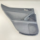 08-14 Lexus IS F Left Rear Door Panel Cover Trim Black With Blue Stitching OEM