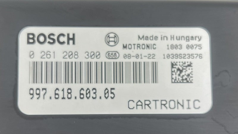 997.618.603.05 / 997 618 603 05 / 99761860305 05-08 PORSCHE BOXSTER S 987 MANUAL ECM ECU ENGINE CONTROL MODULE CARTRONIC