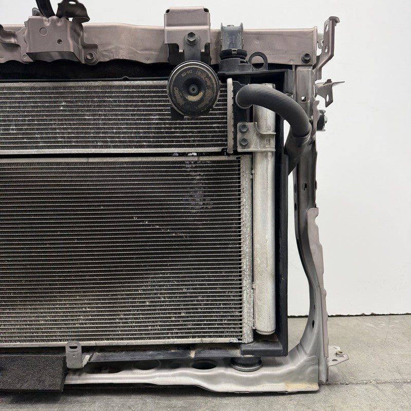 12-17 Toyota Prius V Front Clip Radiator Support W/ Radiator Fan Assembly OEM