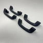 11-16 BMW M5 528 535 550 F10 Interior Headliner Roof Grab Handle Set Black OEM