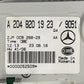 2048201923 / A2048201923 / A 204 820 19 23 1923 14-17 MERCEDES BENZ E550 W207 FRONT OVERHEAD CONSOLE READING LIGHT LAMP 